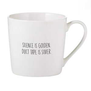 Sips Drinkware Silence Is Golden Duckt Tape Is Silver